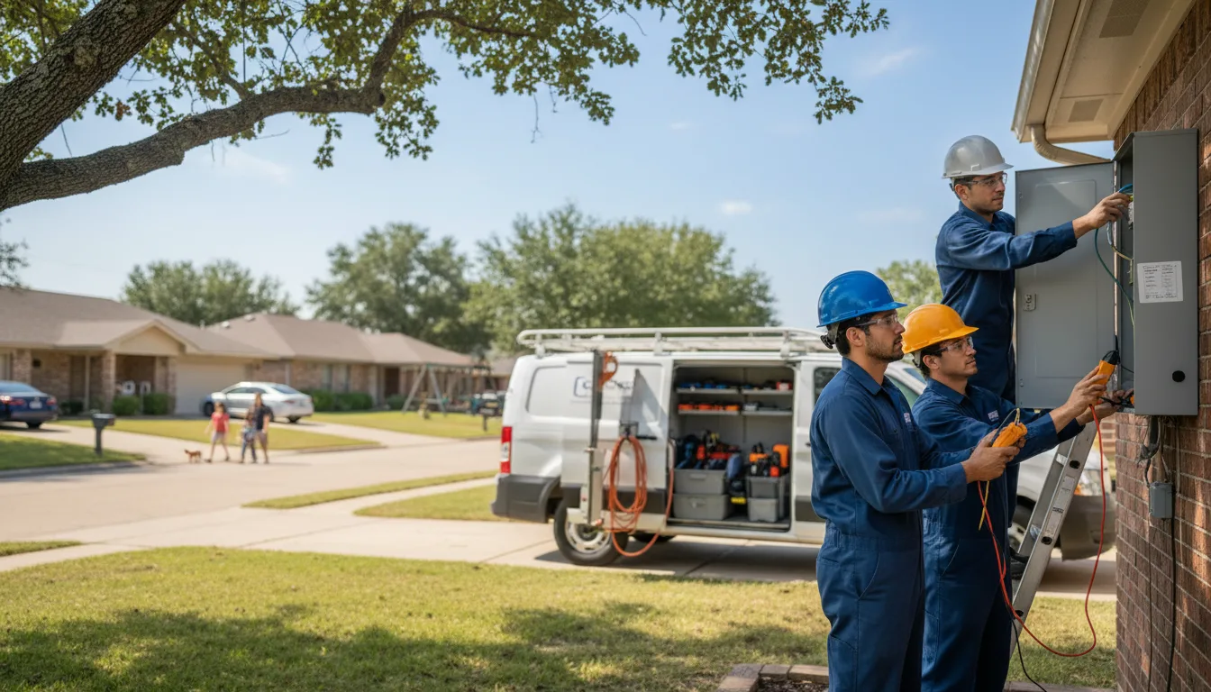 Certified electrician providing emergency electrical services in Shipman, IL